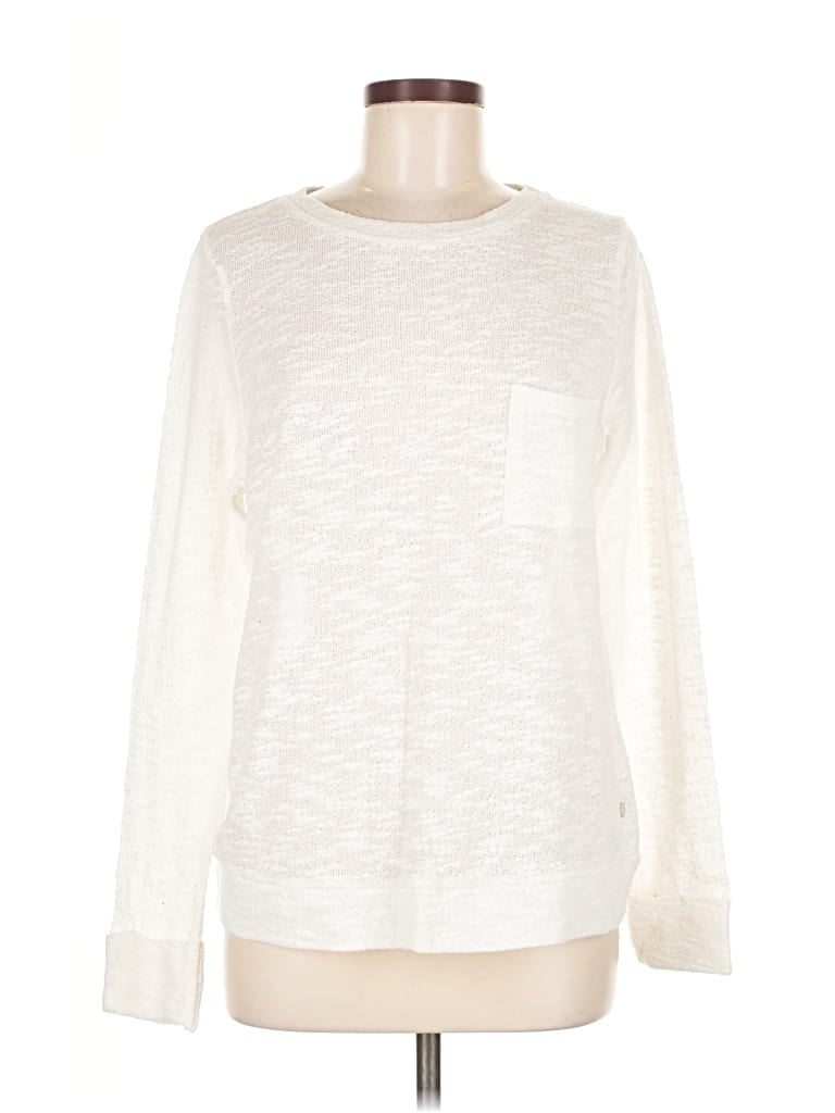 Pre-owned Point Zero Pullover Sweater In White