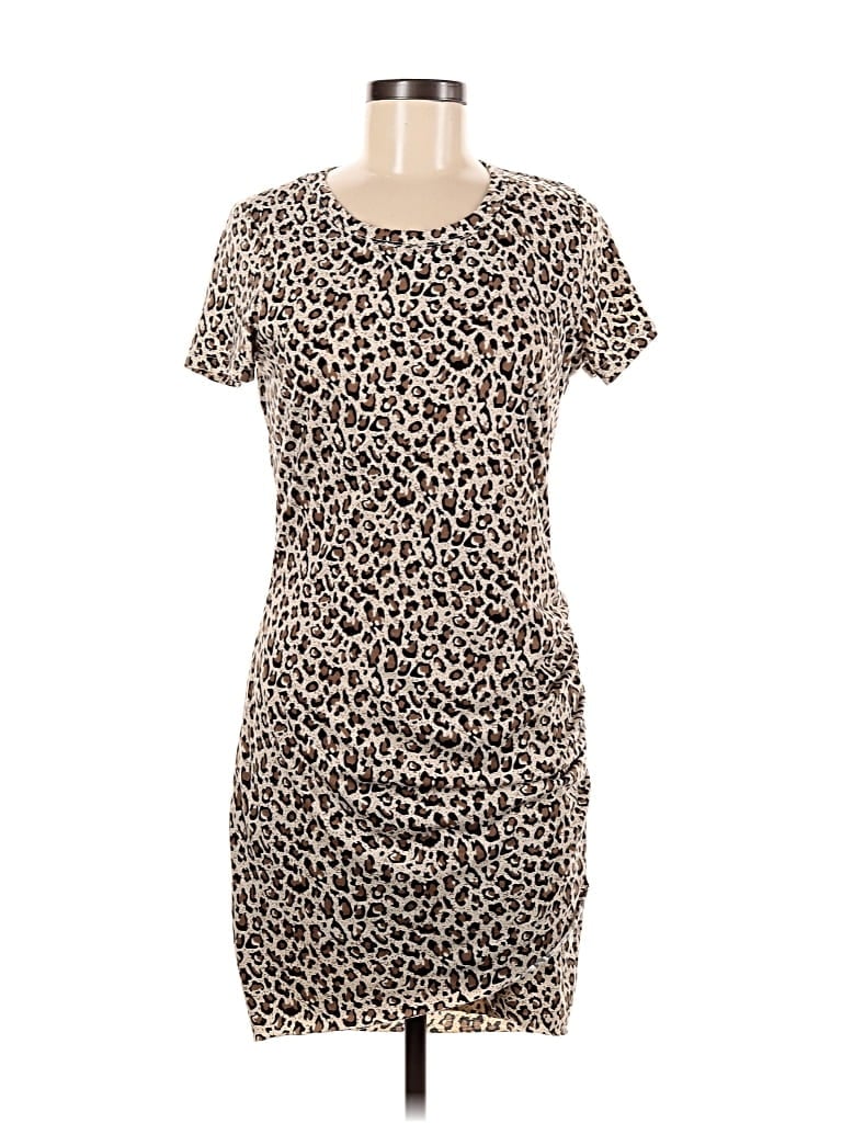 Pre-owned La Miel Casual Dress In Brown