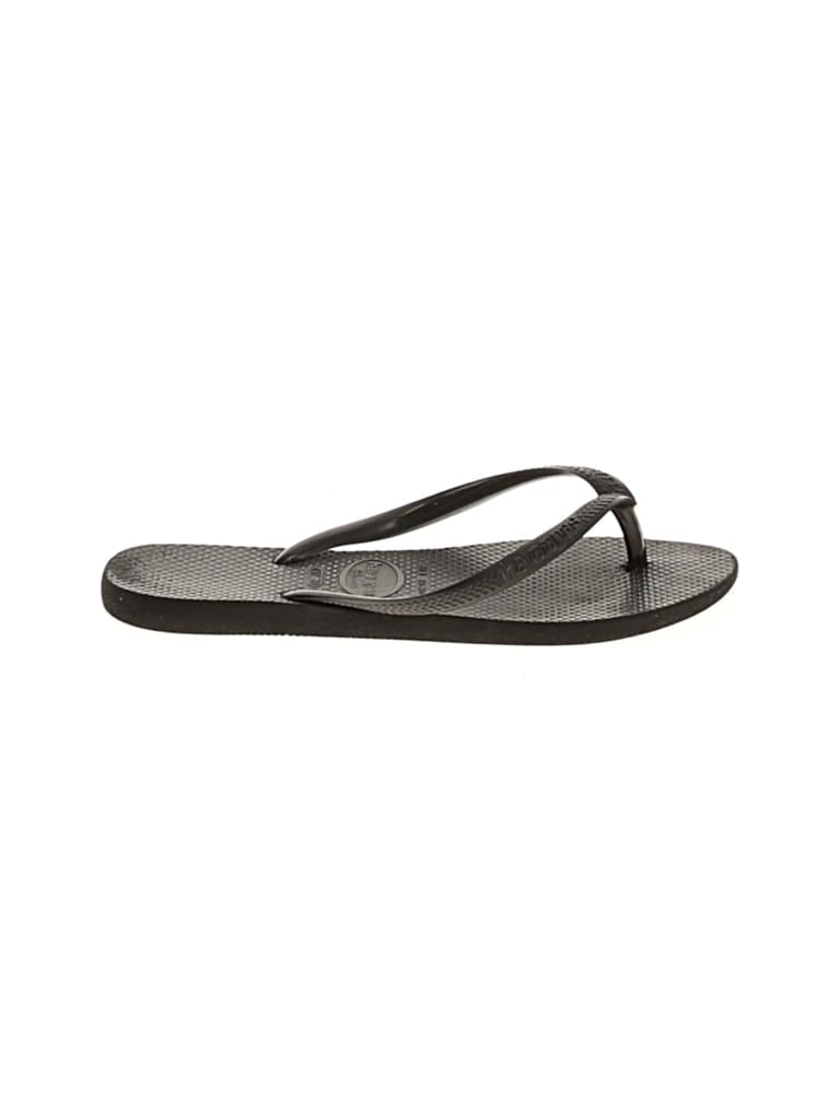Pre-owned Havaianas Kids' Flip Flops In Black