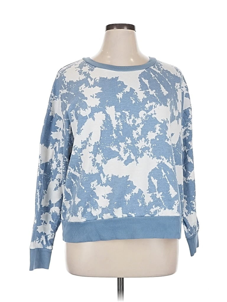 Pre-owned Reebok Sweatshirt In Blue