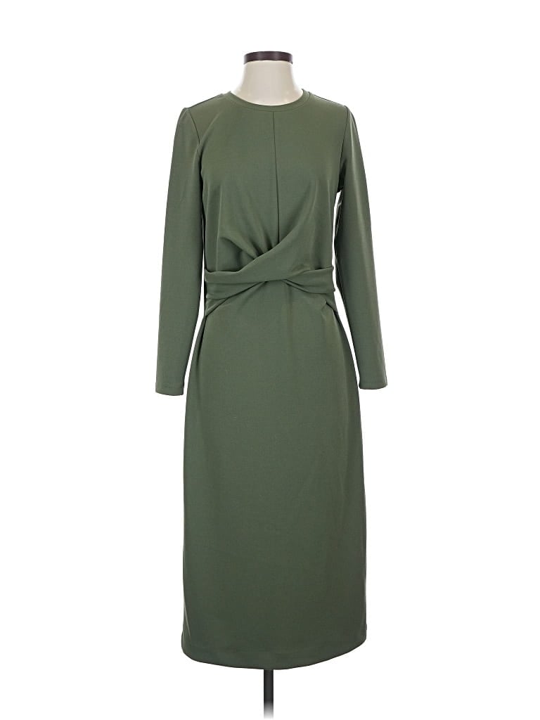 Pre-owned Gibson Latimer Casual Dress In Green