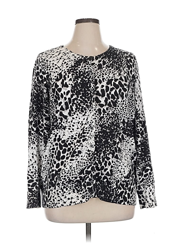 Pre-owned Croft & Barrow Pullover Sweater In Black