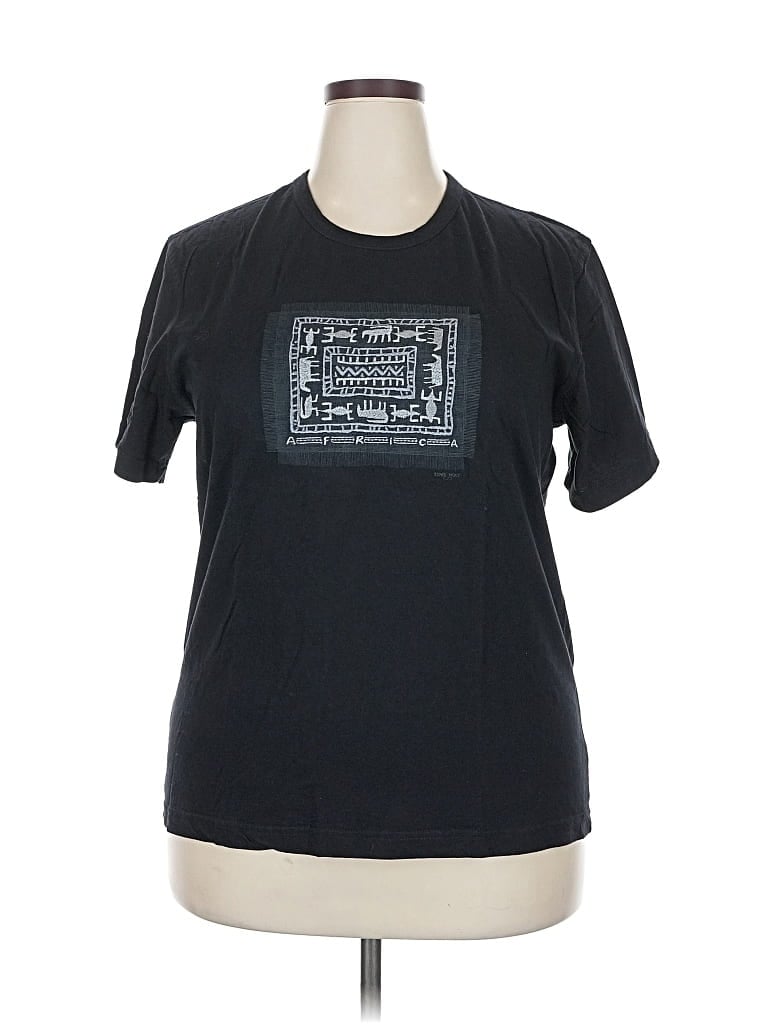 Pre-owned One Way Short Sleeve T-shirt In Black
