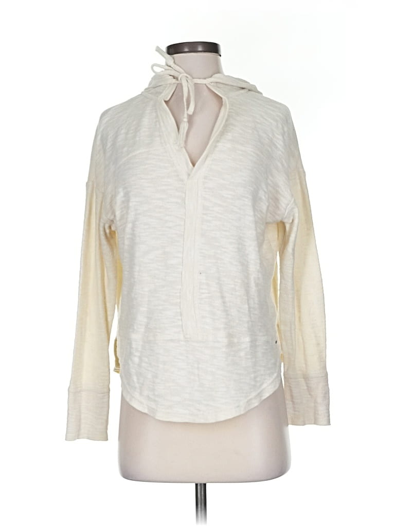 Pre-owned Roxy Cardigan Sweater In White