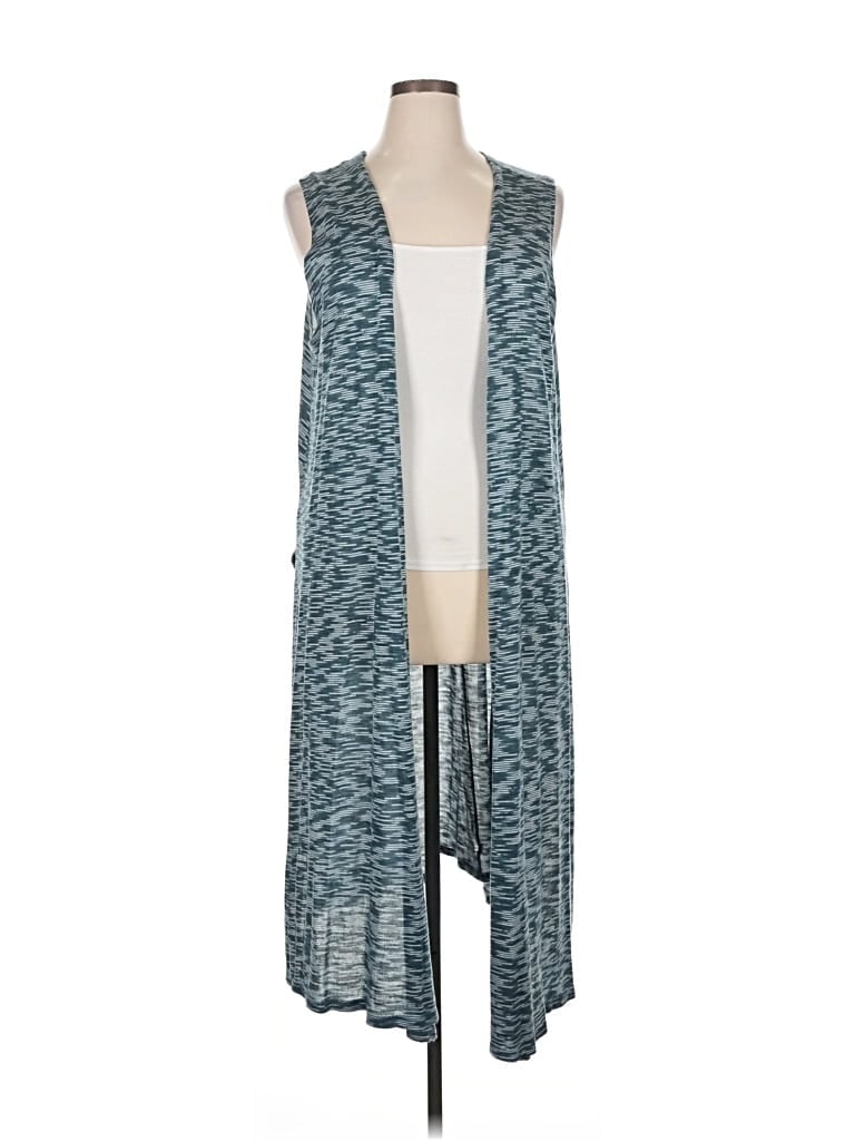 Pre-owned Lularoe Cardigan Sweater In Blue