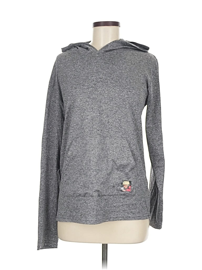Pre-owned Gildan Sweatshirt In Gray