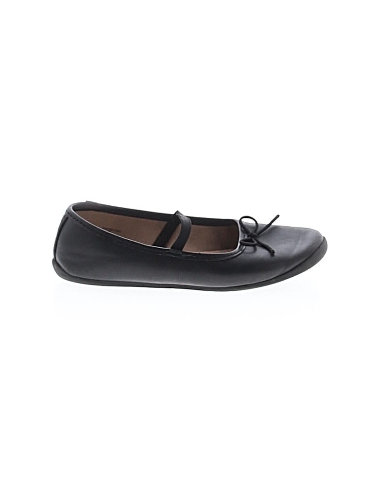 Pre-owned Wonder Nation Kids' Flats In Black