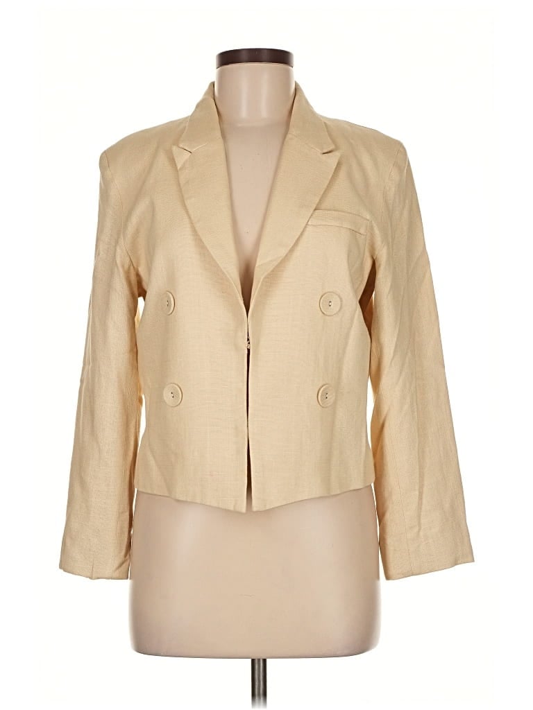 Pre-owned Heartloom Blazer Jacket In Gold
