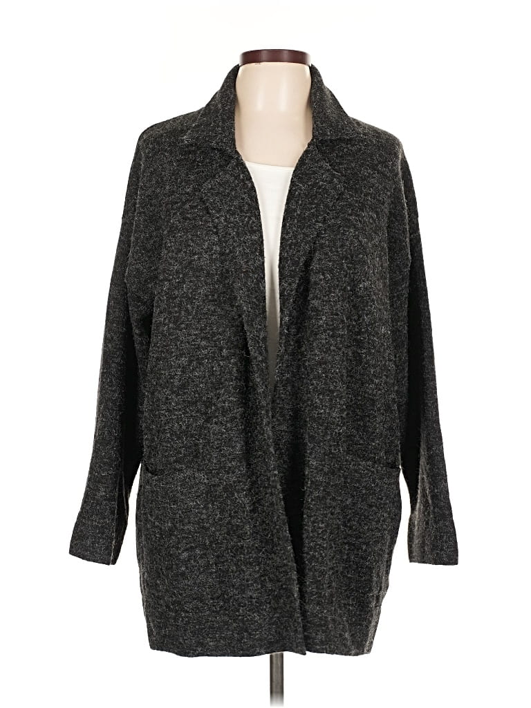 Pre-owned Thread & Supply Cardigan Sweater In Gray