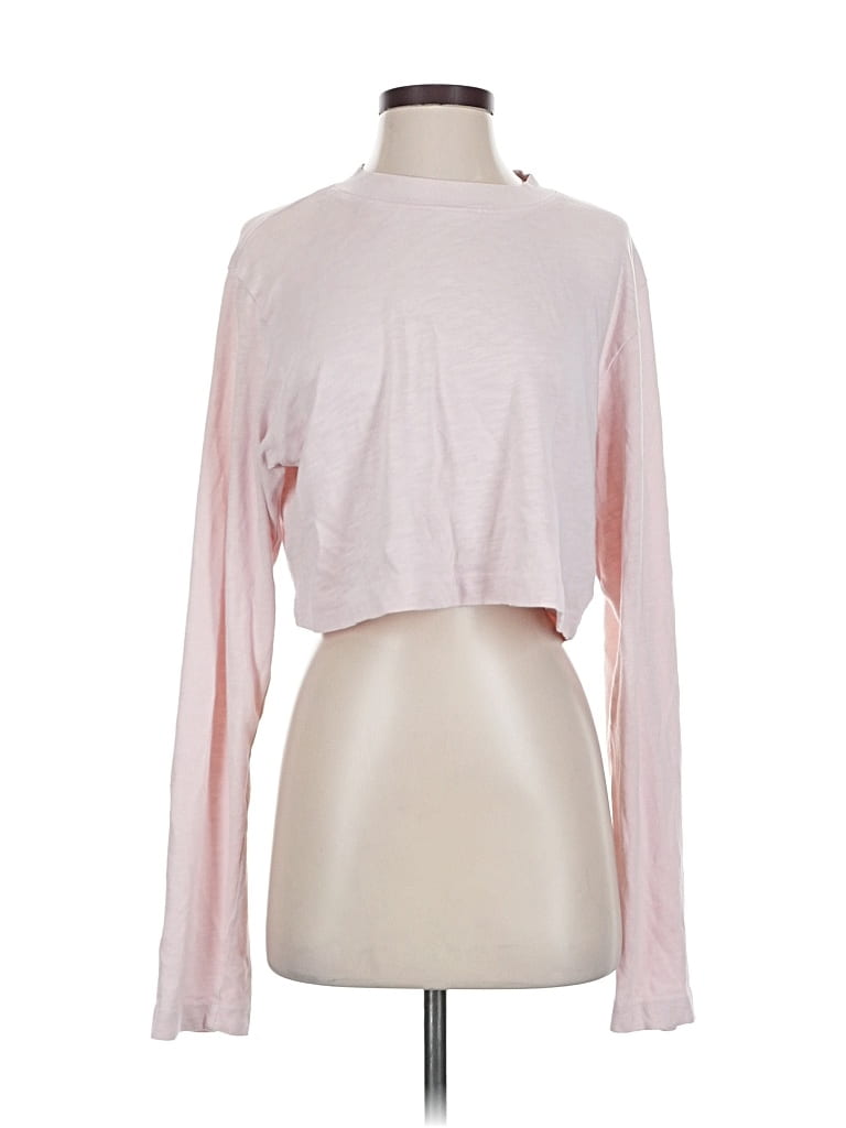 Pre-owned Cotton Citizen Long Sleeve T-shirt In Pink