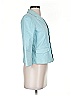 Joie 100% Cotton Teal Blue Blazer Size XS (estimated) - photo 4