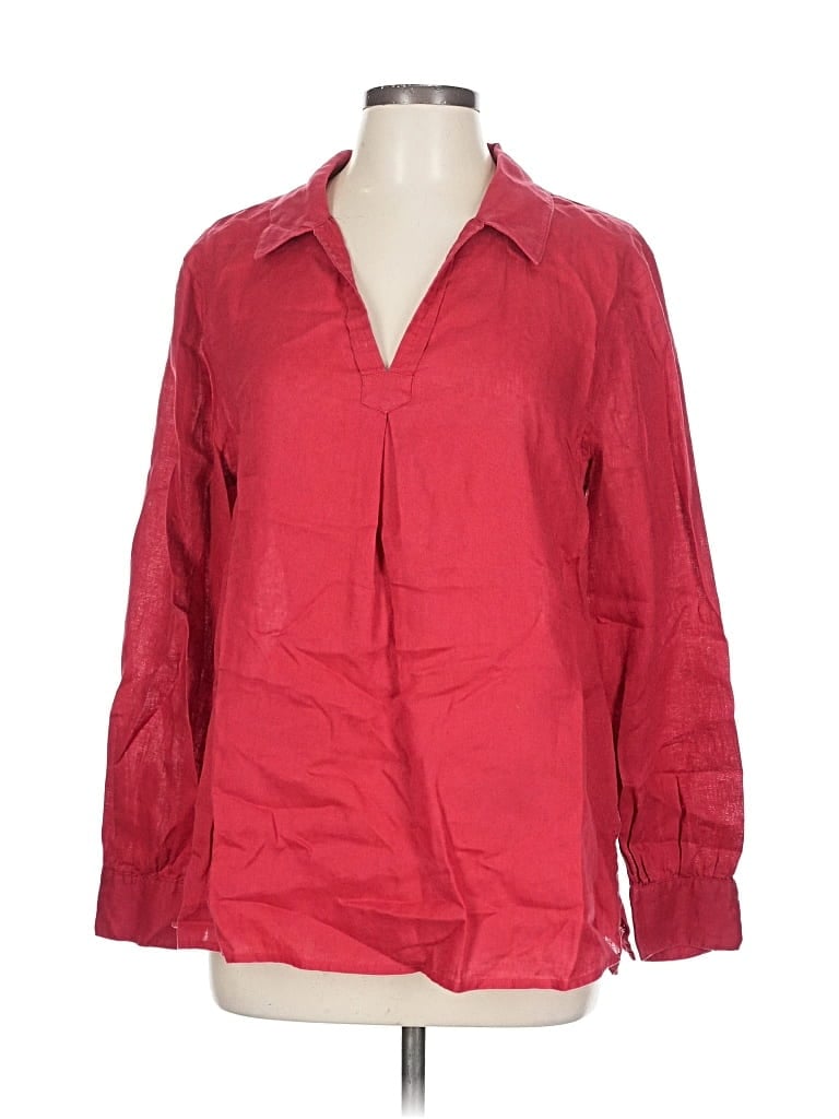 Pre-owned Vince Camuto 3/4 Sleeve Blouse In Red