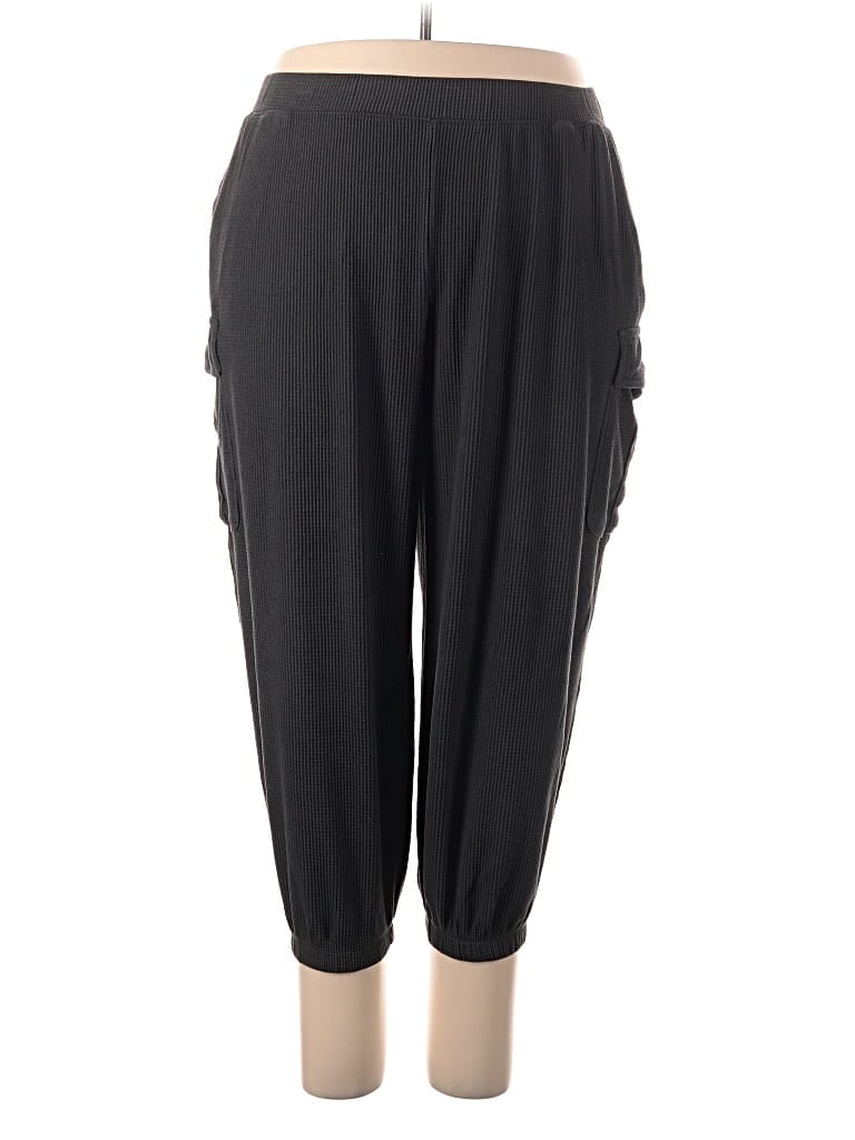 Pre-owned Aerie Casual Pants In Gray