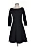 J.Crew Solid Black Casual Dress Size 2 - photo 1