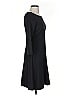 J.Crew Solid Black Casual Dress Size 2 - photo 4