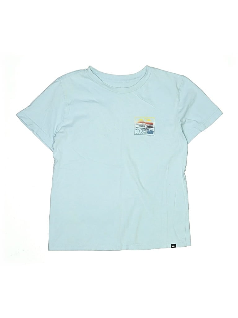 Pre-owned Quiksilver Kids' Short Sleeve T-shirt In Blue