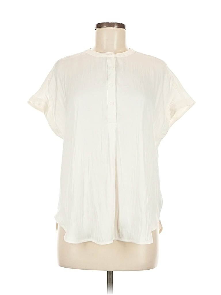 Old Navy Short Sleeve Blouse In White