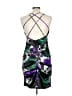 Ruby Rox Graphic Purple Cocktail Dress Size 11 - photo 2