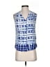 Abbeline 100% Rayon Blue Purple Sleeveless Blouse Size XS - photo 1
