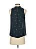 A.L.C. 100% Silk Blue Sleeveless Silk Top Size XS - photo 2