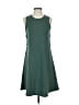 Neiman Marcus Solid Green Casual Dress Size S - photo 1