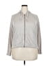 Torrid Silver Zip Up Hoodie Size 2X Plus (2) - photo 1