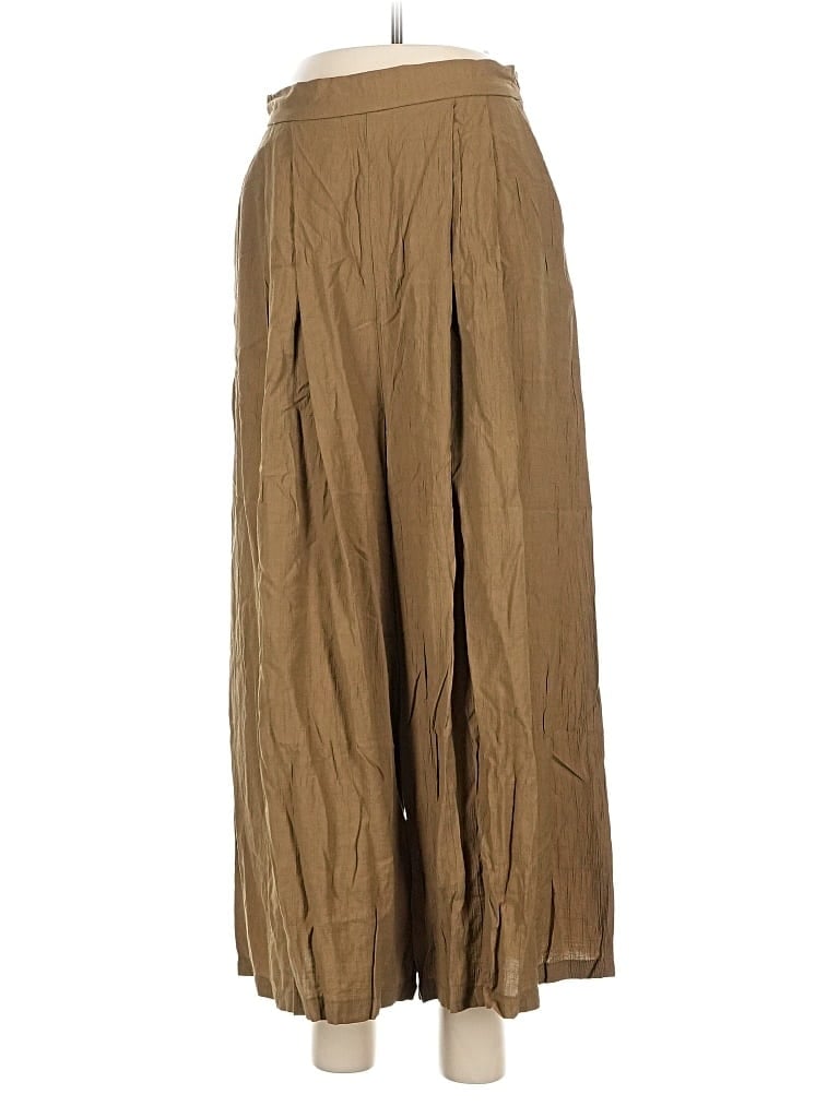 Pre-owned Mng Khaki Pant In Brown