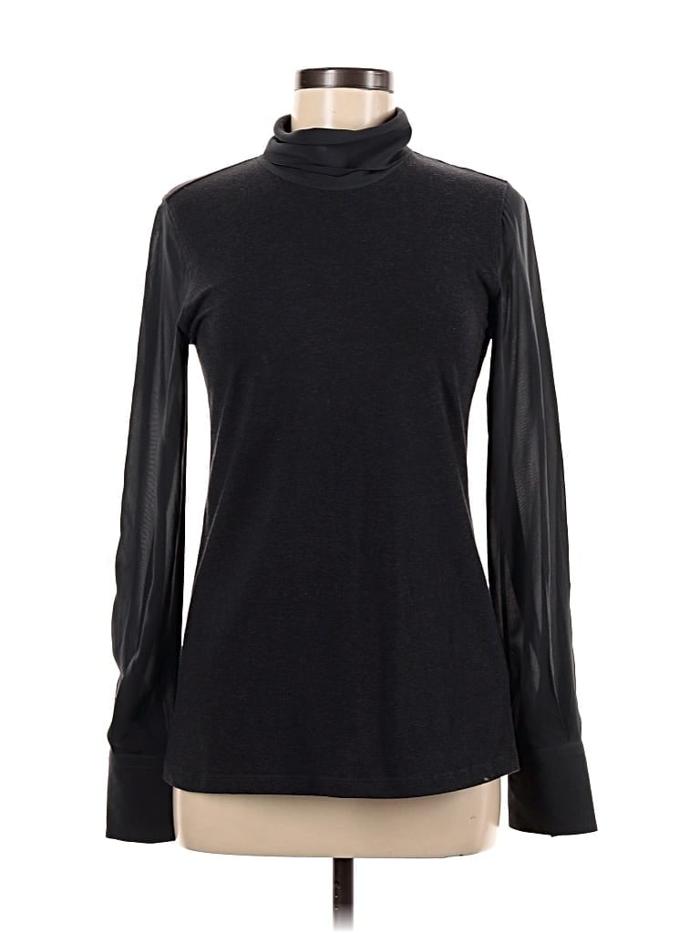 Pre-owned Brunello Cucinelli Long Sleeve Top Gray Turtleneck Tops