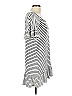 Max Studio Stripes White Casual Dress Size L (estimated) - photo 4
