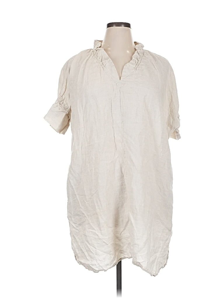 Pre-owned Finley Casual Dress In White