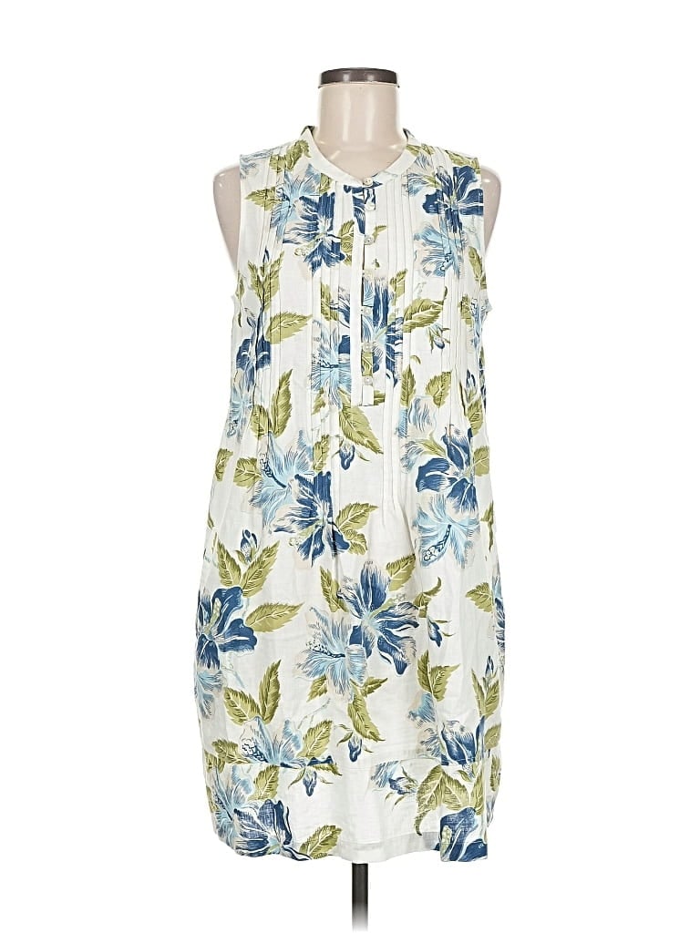 Pre-owned Faherty Casual Dress In White