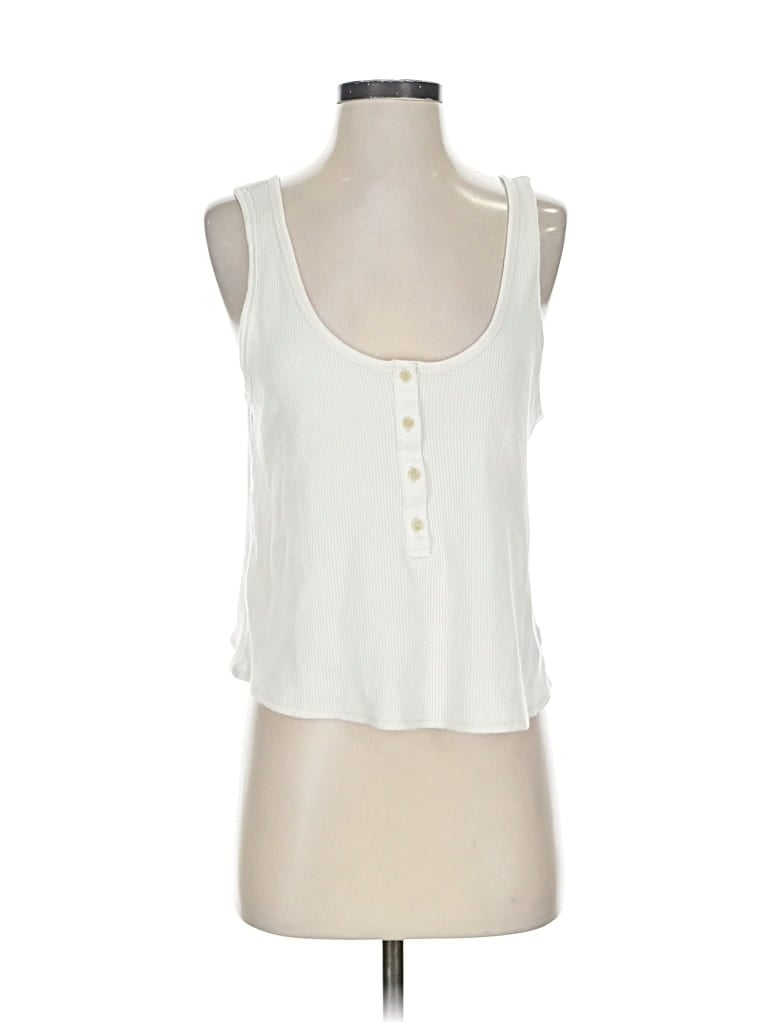 Pre-owned Old Navy Tank Top Ivory Strapless Neckline Tops In White