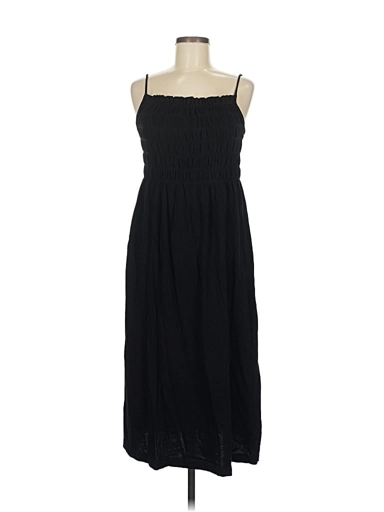 Pre-owned H&m Casual Dress In Black