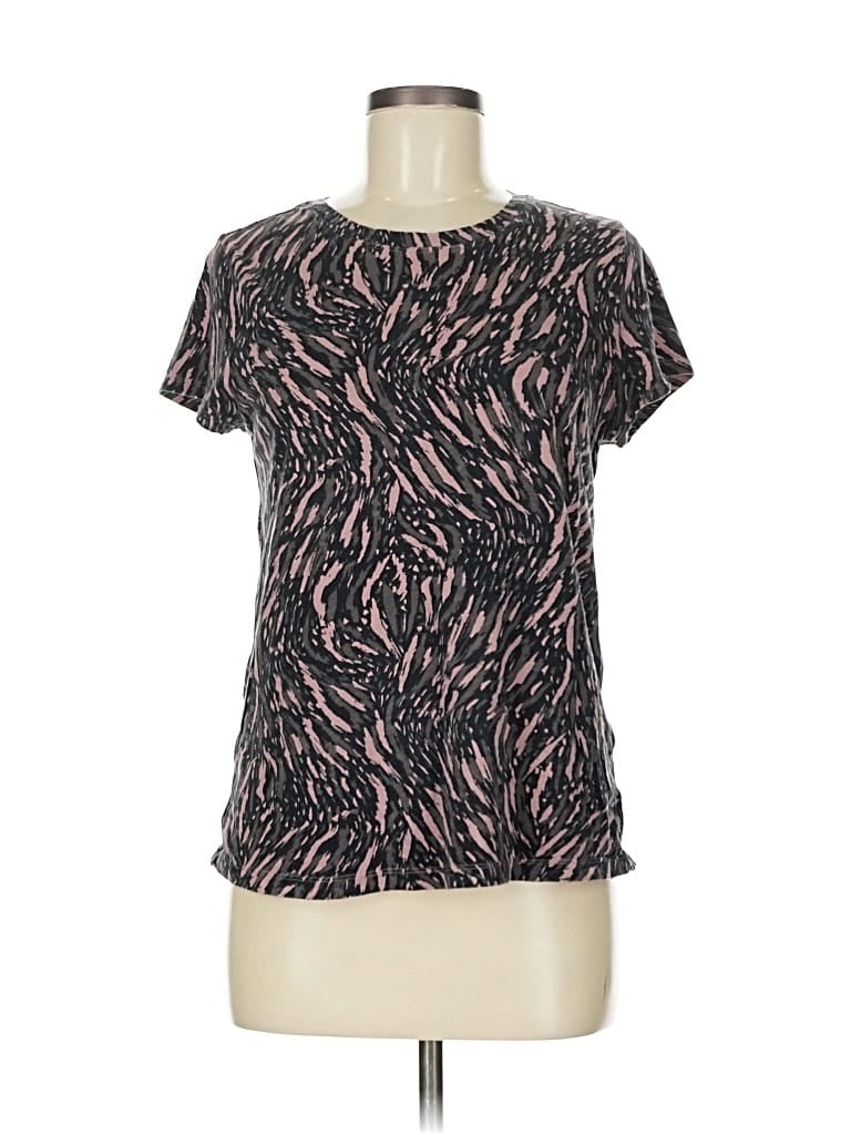 Pre-owned Athleta Short Sleeve T-shirt In Brown