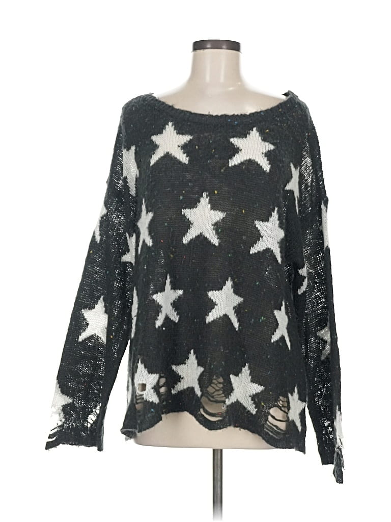 Pre-owned Wildfox Pullover Sweater In Silver