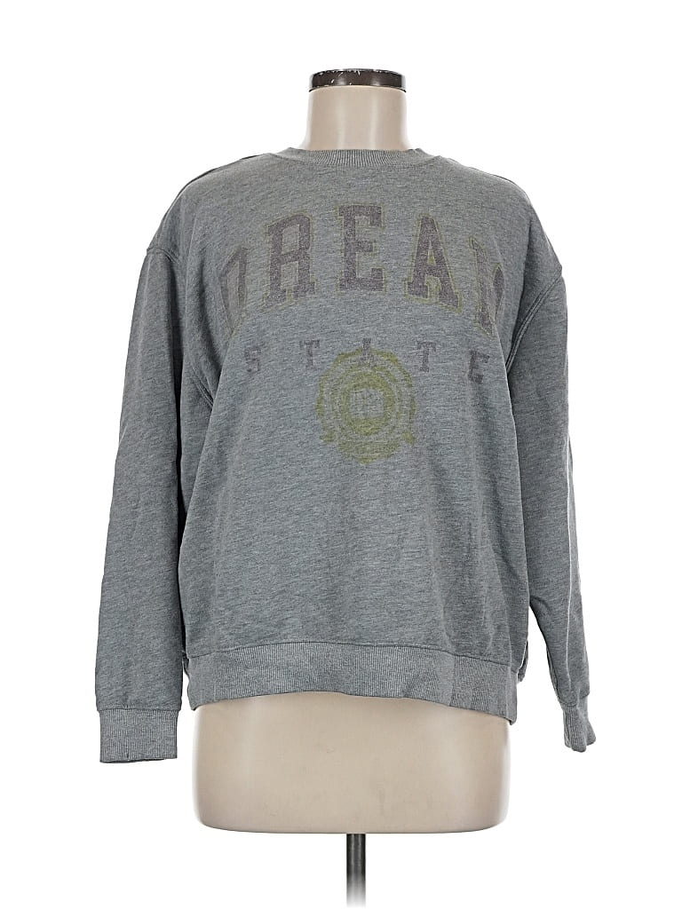 Pre-owned Wild Fable Sweatshirt In Gray
