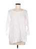 Sunday in Brooklyn 100% Polyester White Orange 3/4 Sleeve Blouse Size M (estimated) - photo 1