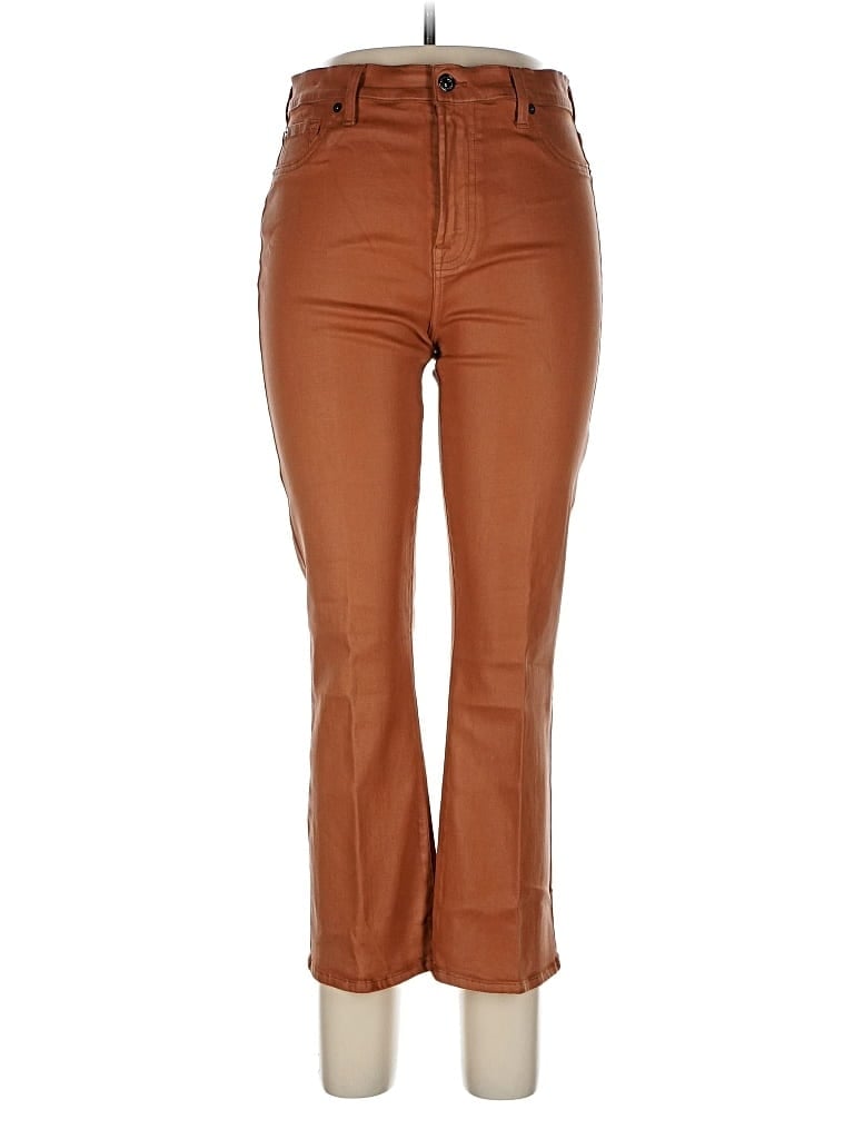 Pre-owned 7 For All Mankind Jeans In Brown