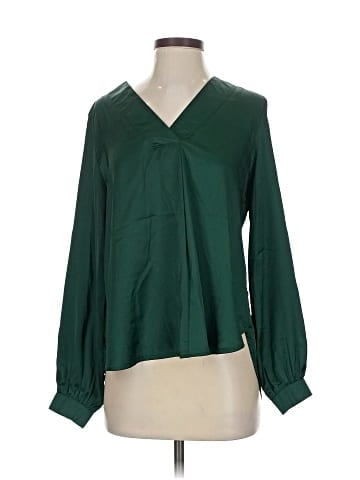 Material Girl Long Sleeve Blouse (view 1)