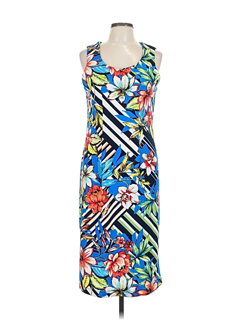 Pre-owned Travel Elements Casual Dress In Blue