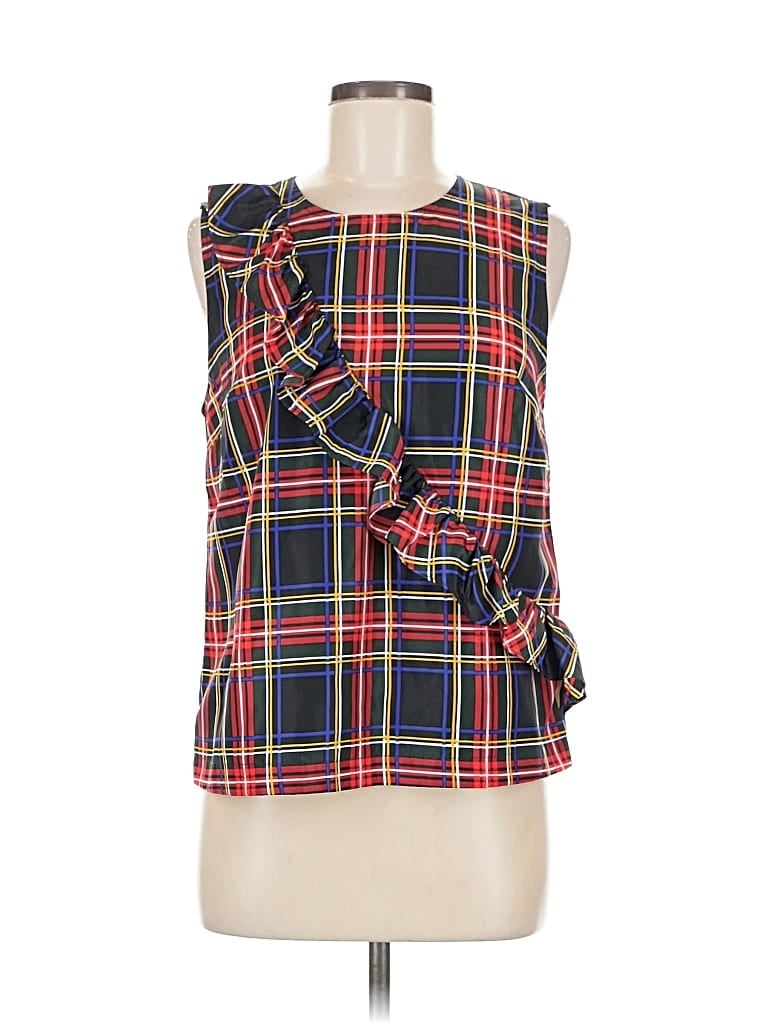 Pre-owned J.crew Factory Store Sleeveless T-shirt In Red