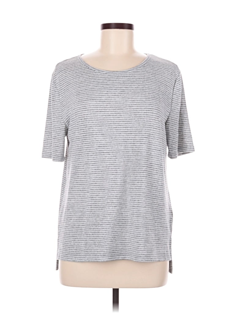 Pre-owned Banana Republic Short Sleeve T-shirt In Gray