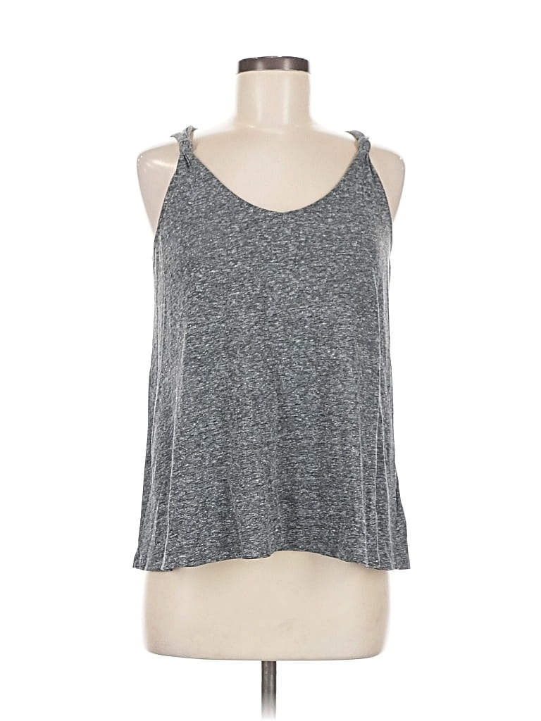 Pre-owned Old Navy Tank Top Gray Halter Neckline Tops