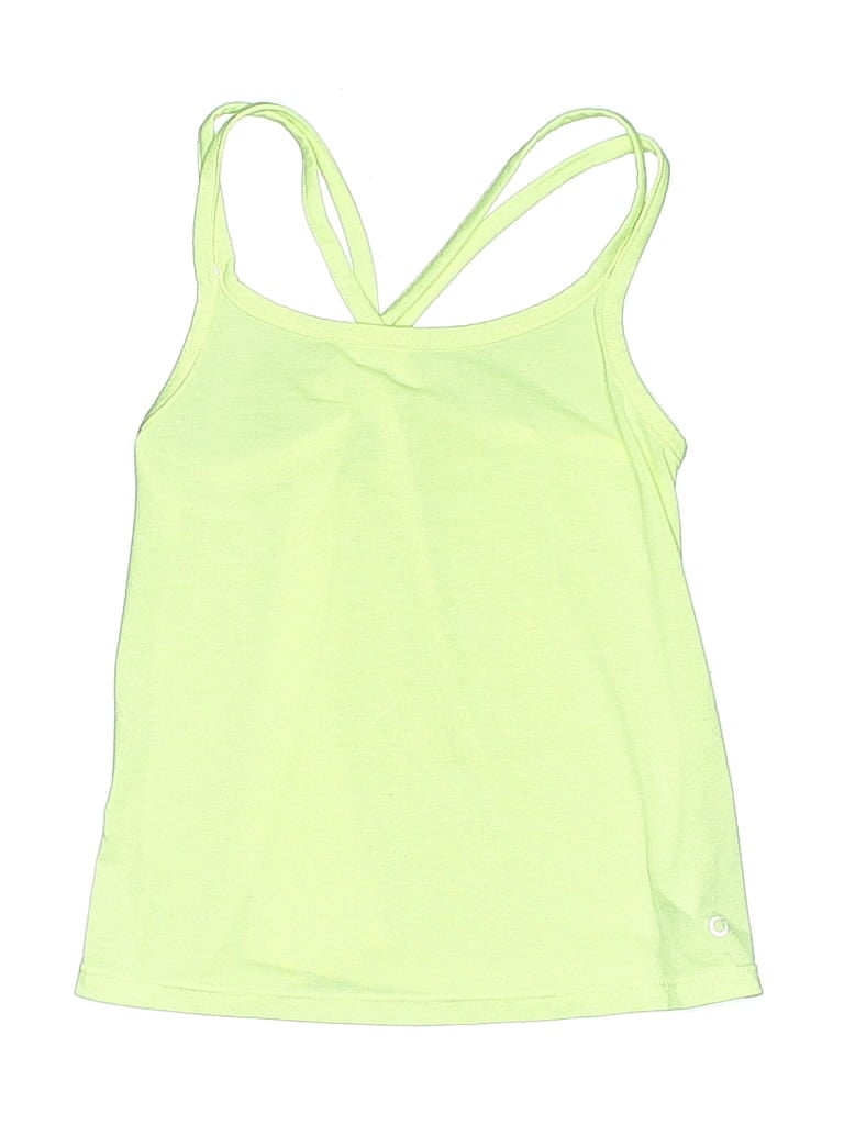 Pre-owned Gap Fit Kids' Active Tank Top In Green