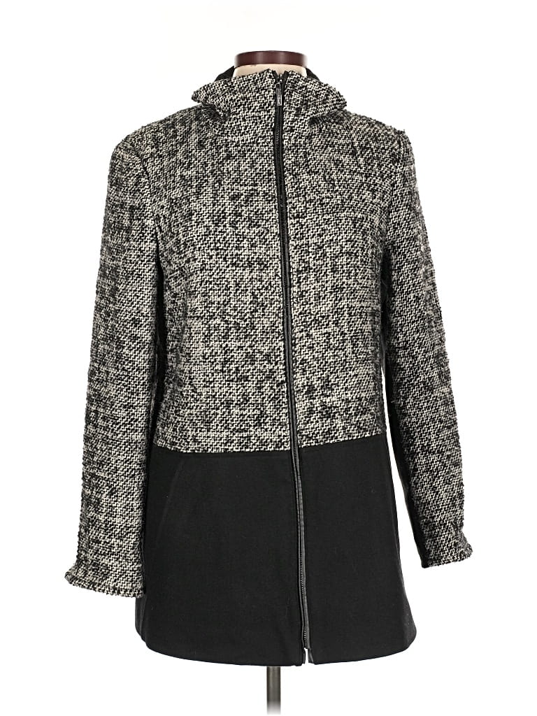 Pre-owned Ellen Tracy Coat In Gray