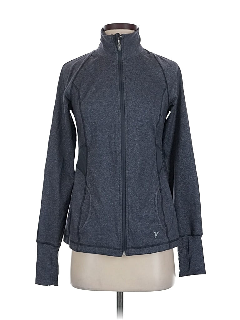 Pre-owned Active Track Jacket In Gray