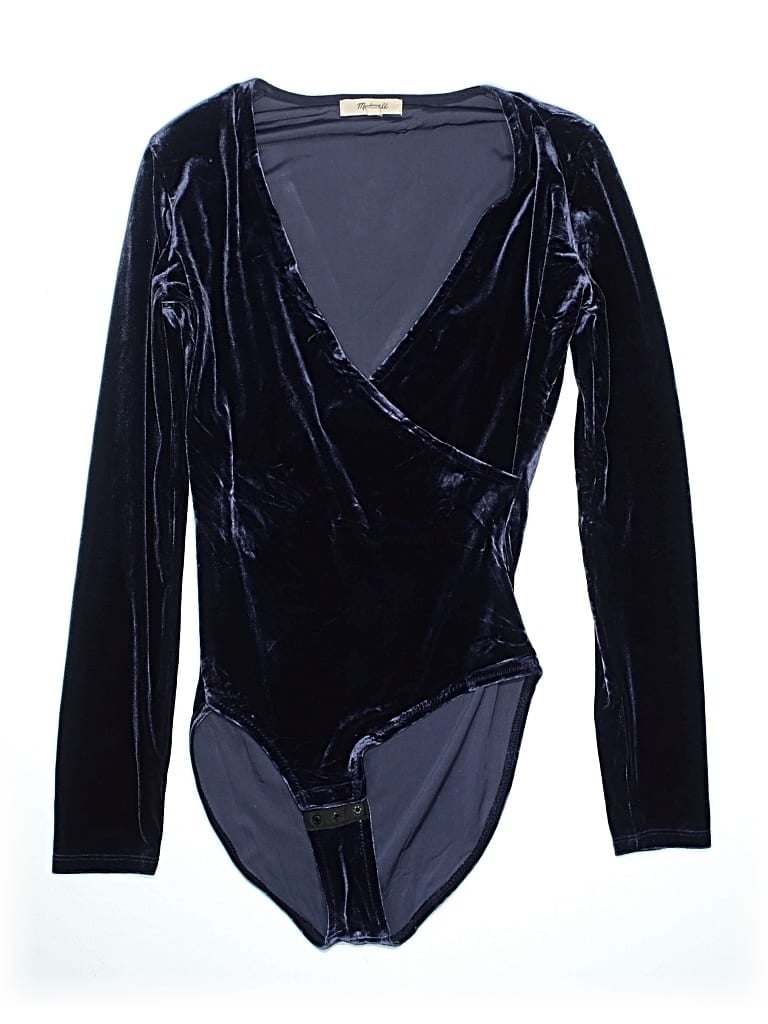 Pre-owned Madewell Bodysuit In Black