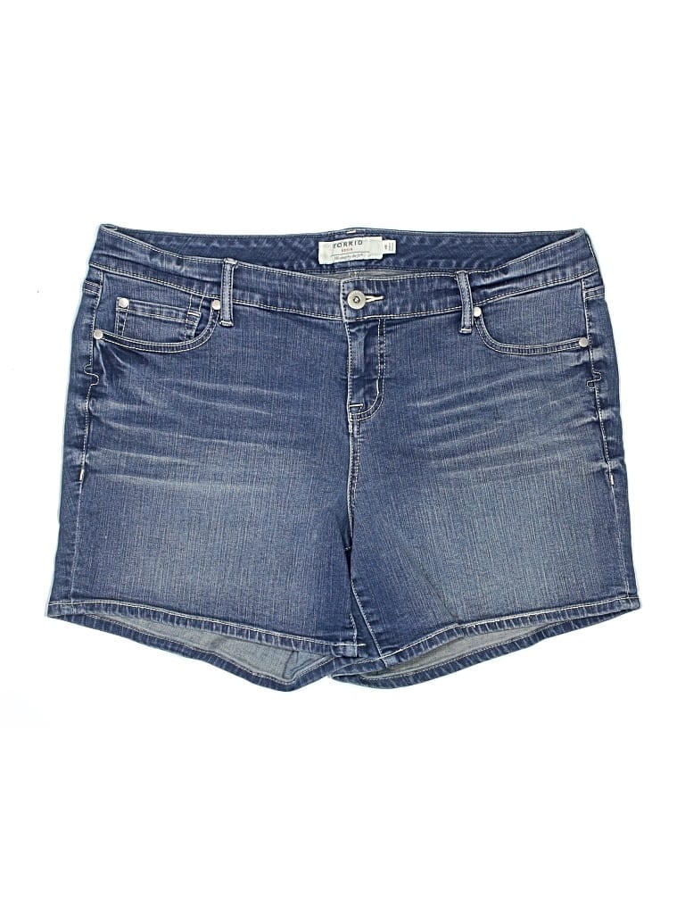 Pre-owned Torrid Denim Shorts In Blue