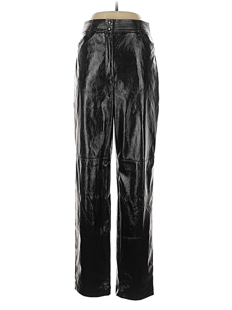 Pre-owned Wilfred Faux Leather Pants In Black