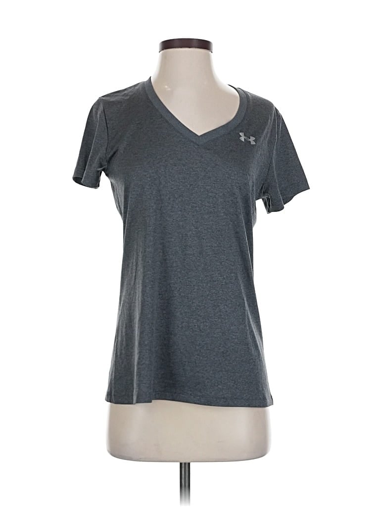 Pre-owned Under Armour Active T-shirt In Gray